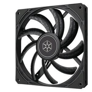 Silverstone AS140B Air Slimmer 140mm x 140mm x 15.5mm Slim Fan, 4Pin PWM